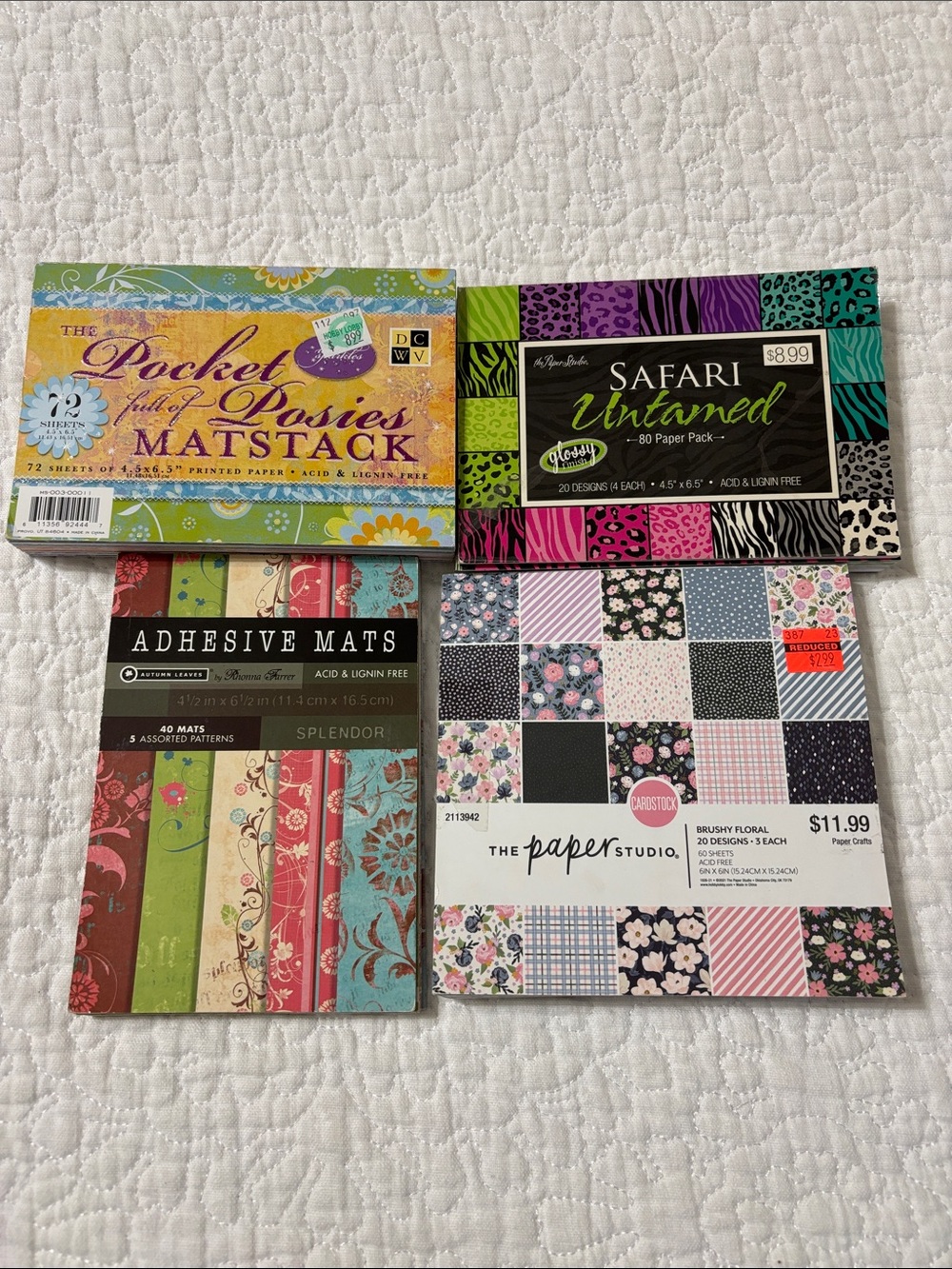 4 Paper Packs - Multicolor